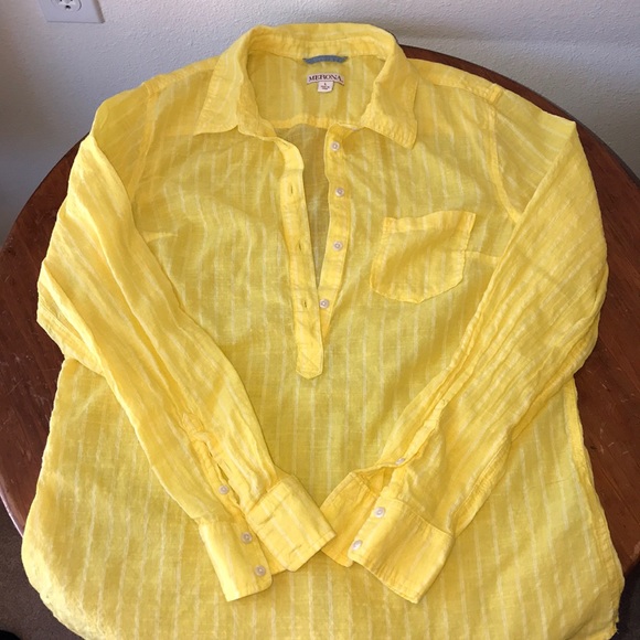 Merona Tops - Yellow Long sleeve tunic